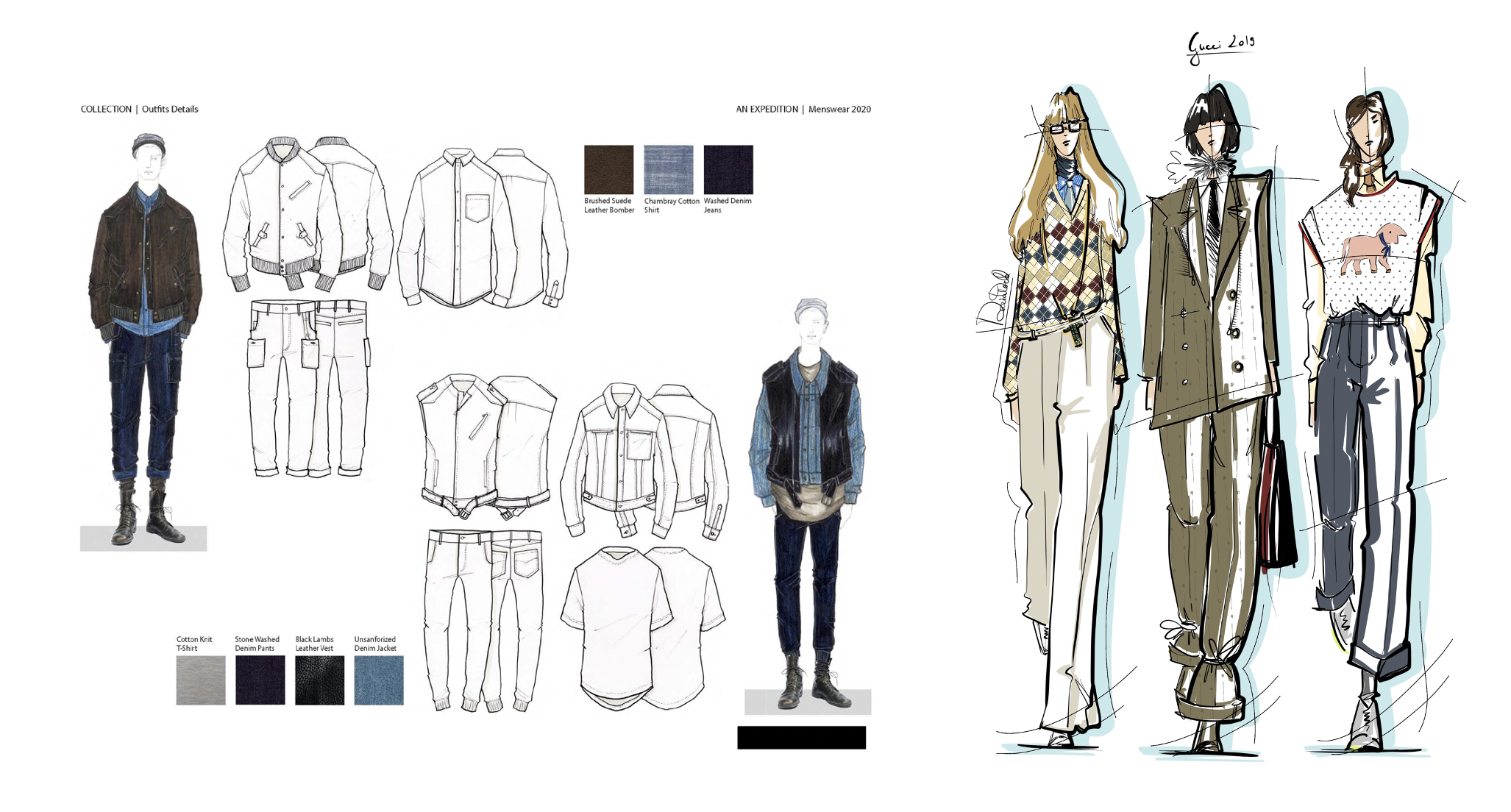 fashion design portfolio introduction page